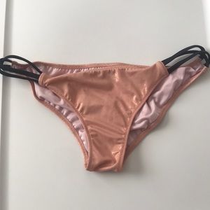 VS ‘The Strappy Cheeky’ gold pink bikini